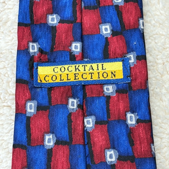 Stonehenge Cocktail Collection As Seen Under The Microsope "Tequila" Silk Tie - Picture 2 of 4